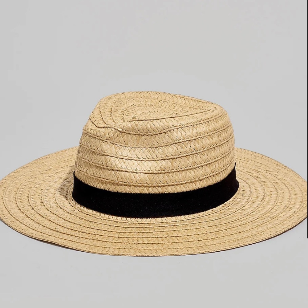 NWT Madewell packable straw hat